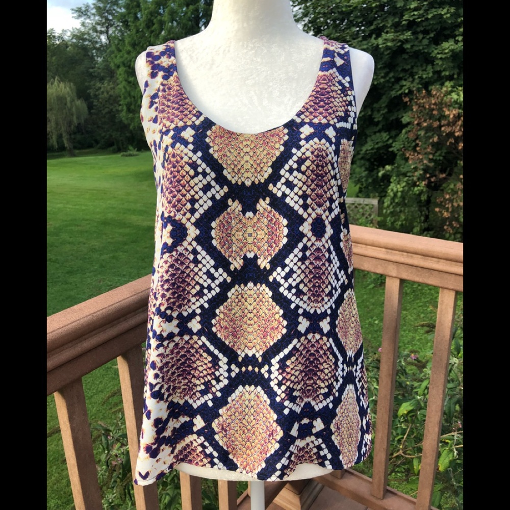 Eight Sixty Nordstrom Racerback Snake Tank Small